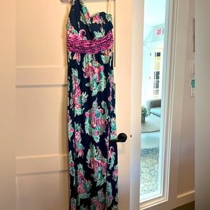 One shoulder Lilly Pulitzer Maxi Dress